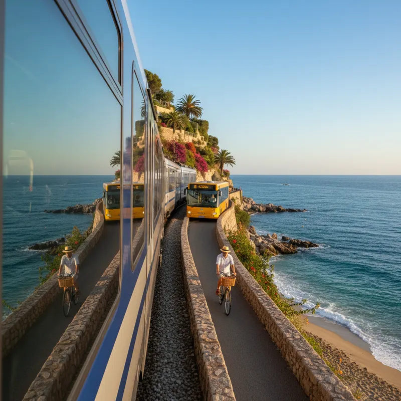 comment se deplacer cote azur transports