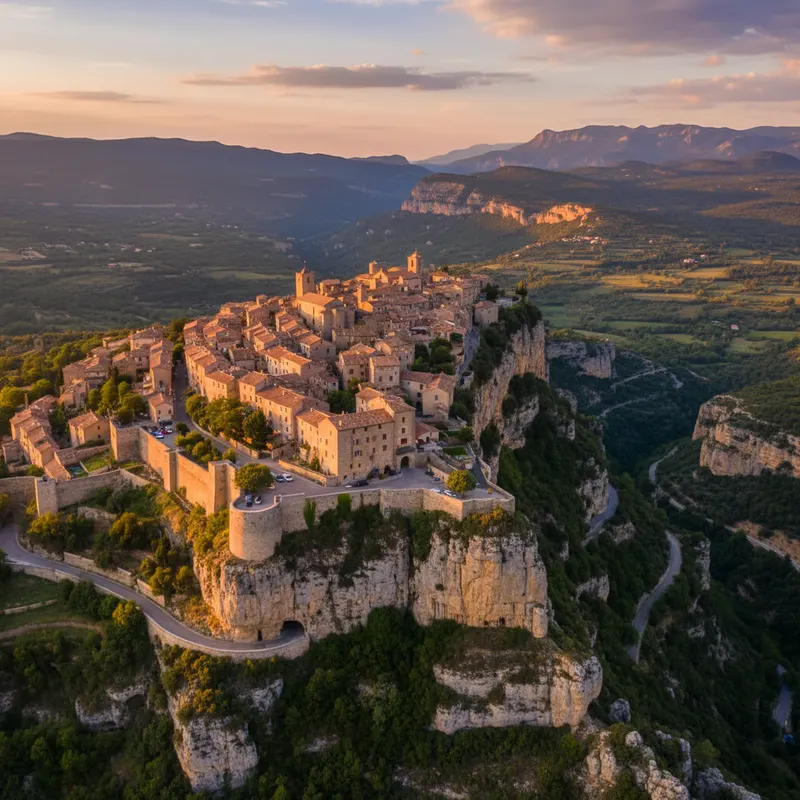 gourdon nid aigle gorges loup vue