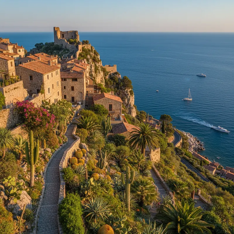 village eze jardin exotique panorama